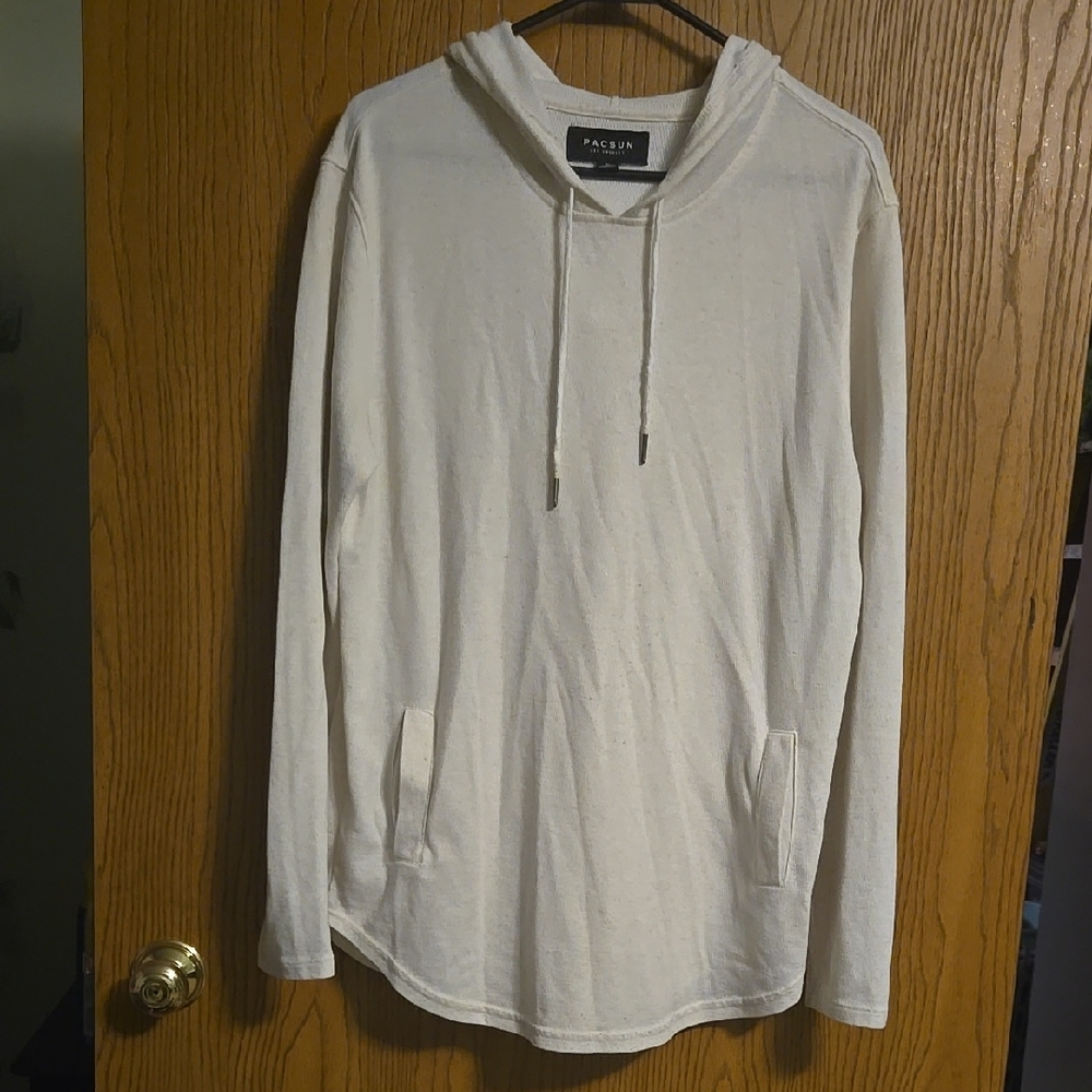 PacSun Cream Hoodie Shirt for Men